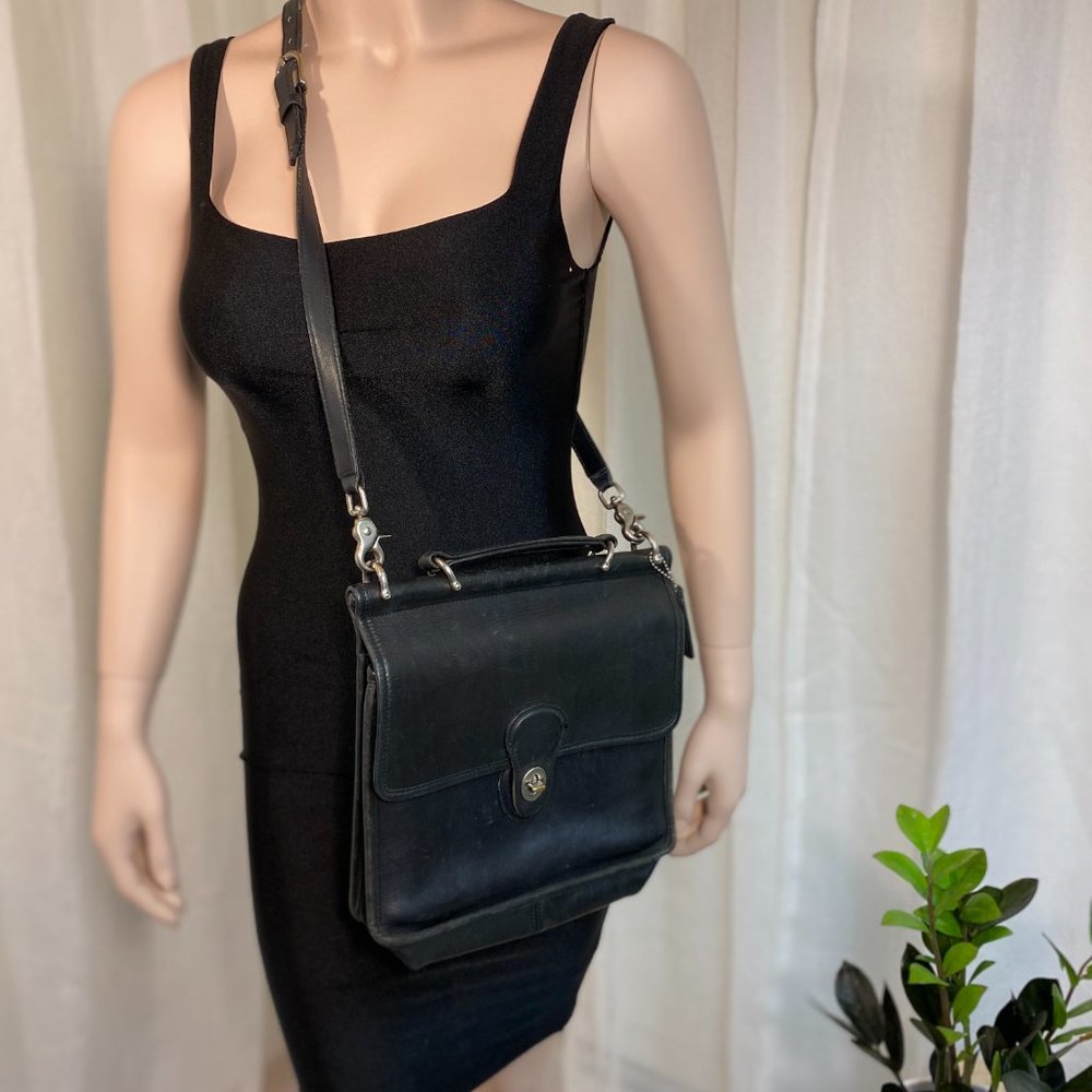 Vintage Authentic Leather Coach Bag